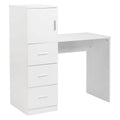 White Office Desk with 3 Storage Drawers E951