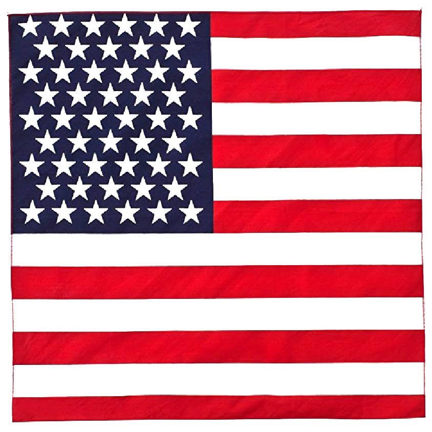 100% Cotton Bandana 21 Inches 36 Pack F444