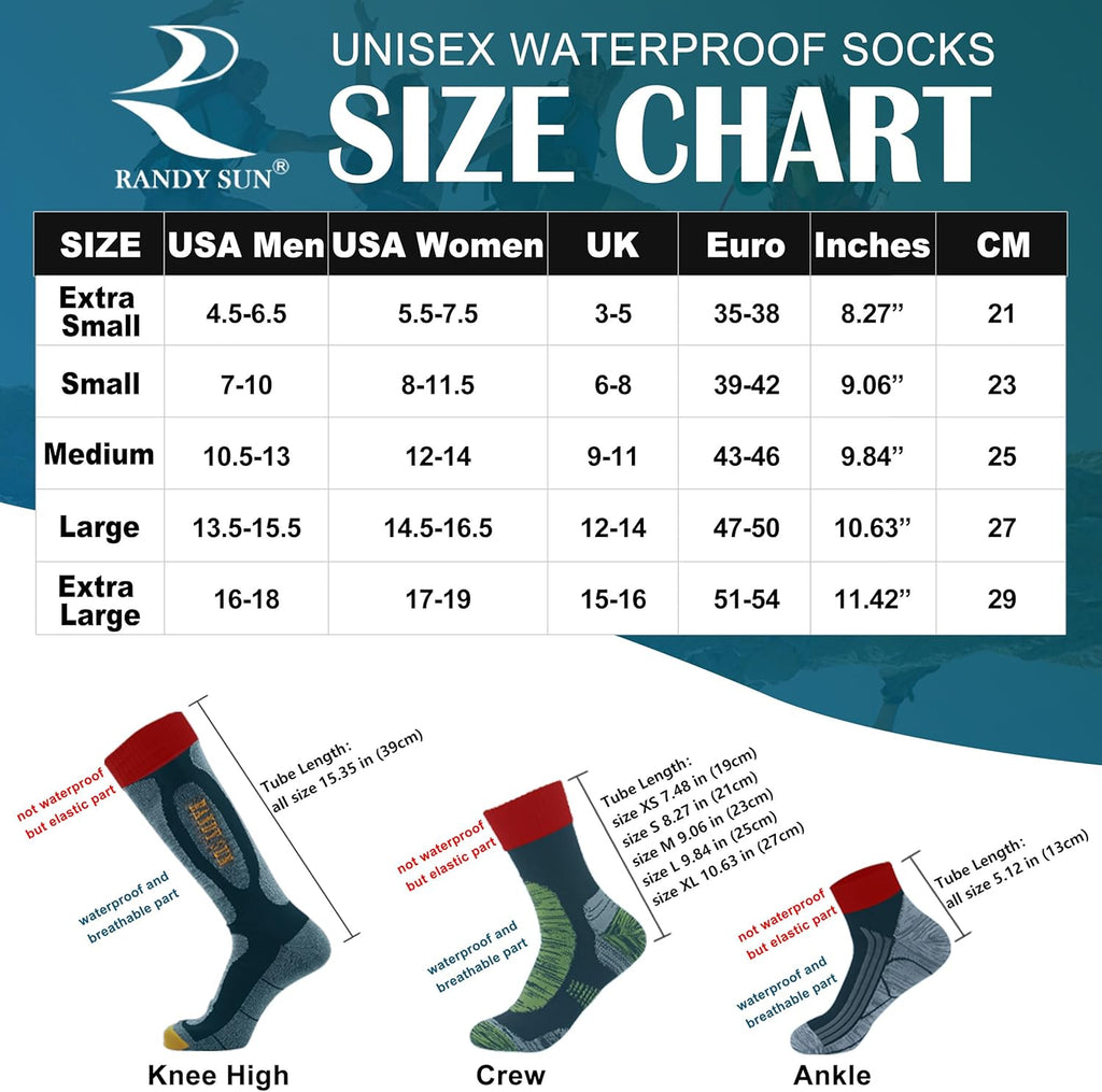 Waterproof Breathable Socks 1 Pair L6045