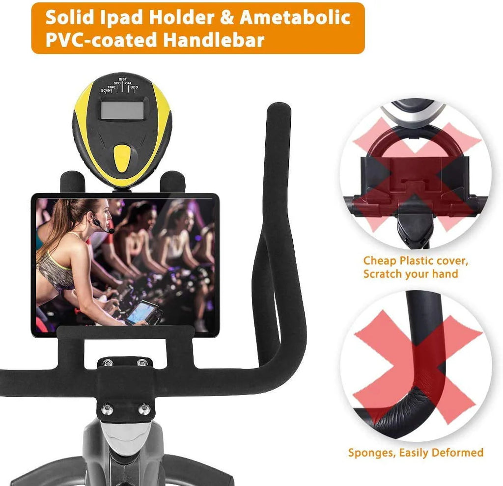 Magnetic Exercise Bike Indoor Cycling Bike Stationary Bike With Tablet Holder U6656