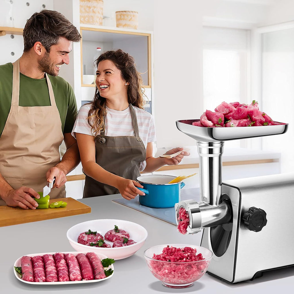 350W Electric Meat Grinder with 4 Sizes Plates S6562