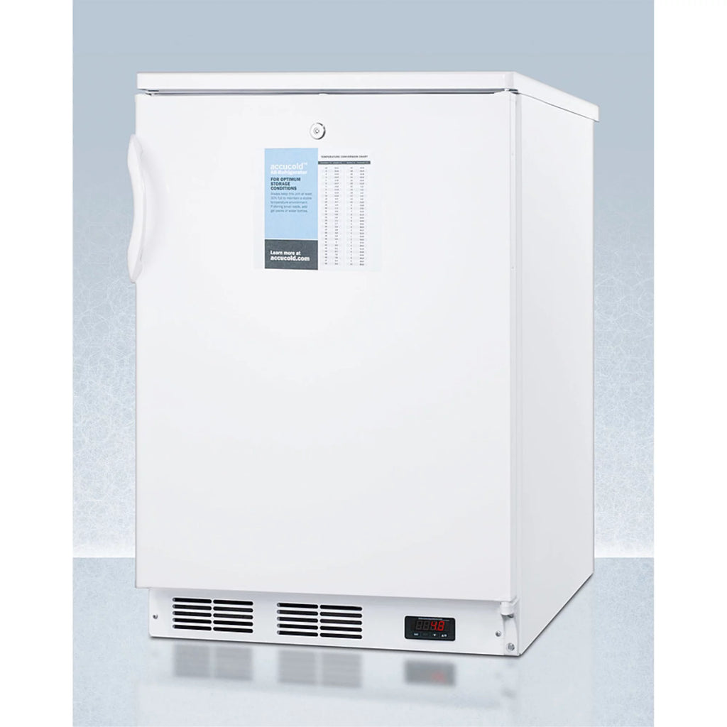 24" Wide Auto Defrost Commercial All-Refrigerator with Lock C4580