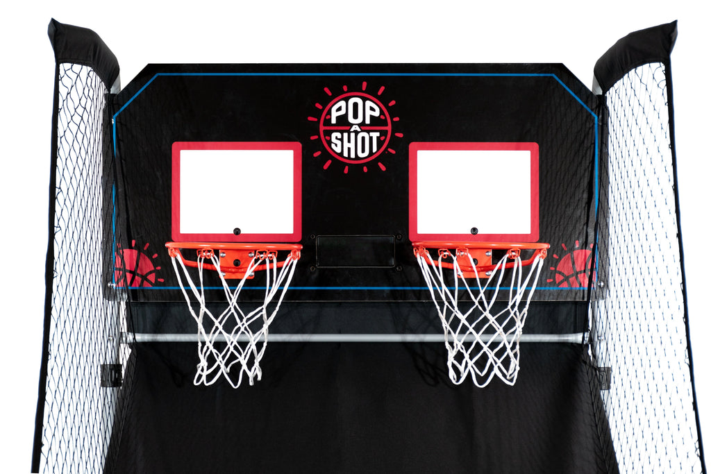 Black Foldable Basketball Arcade Game with 7 Basketballs Z59424
