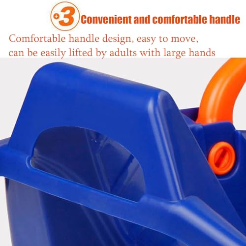 Plastic Toboggan Snow Sled with Pull Rope and Handles S3765