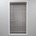 Cut-to-Width Cordless Room Darkening 2 in. PVC Faux Wood Blind 58.75 in. W x 48 in. A62984