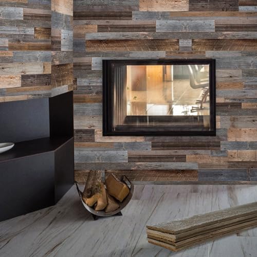 42 Rustic Wall Panels Brown (30 sq. ft) S463