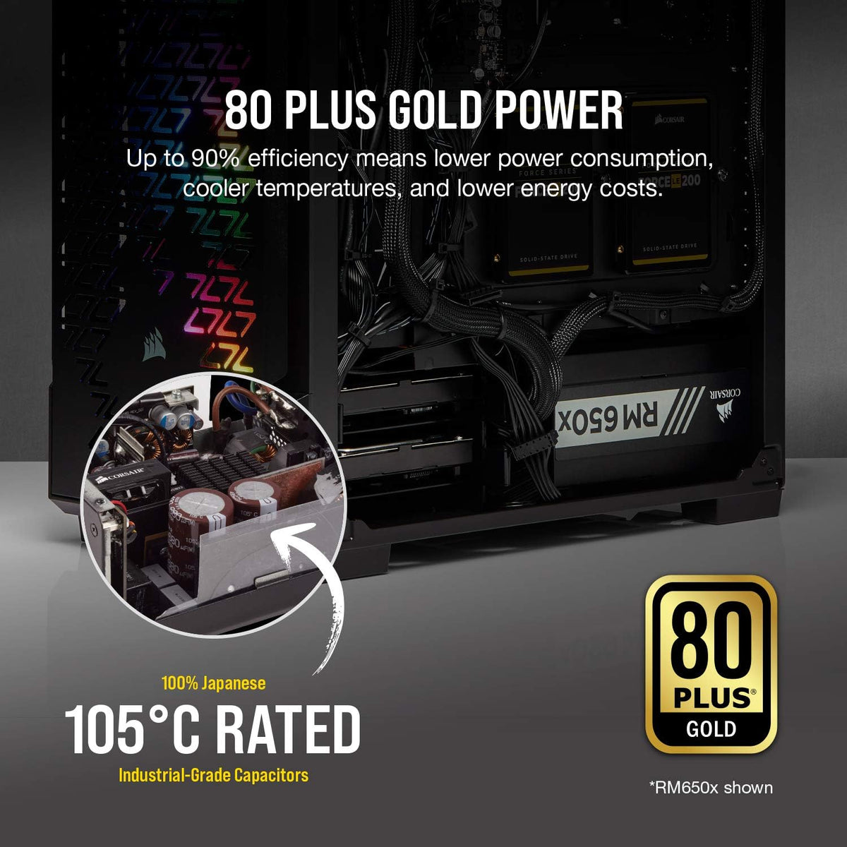 750 Watt 80+ Gold Fully Modular Power Supply Y9700