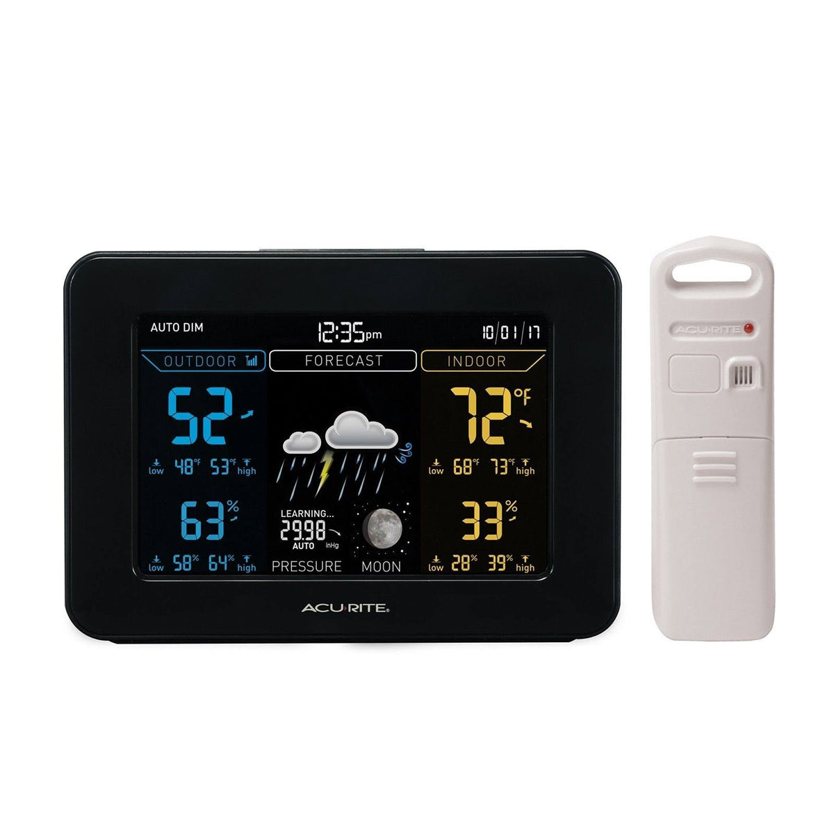 Color Weather Station with Forecast Temperature Humidity Y12213