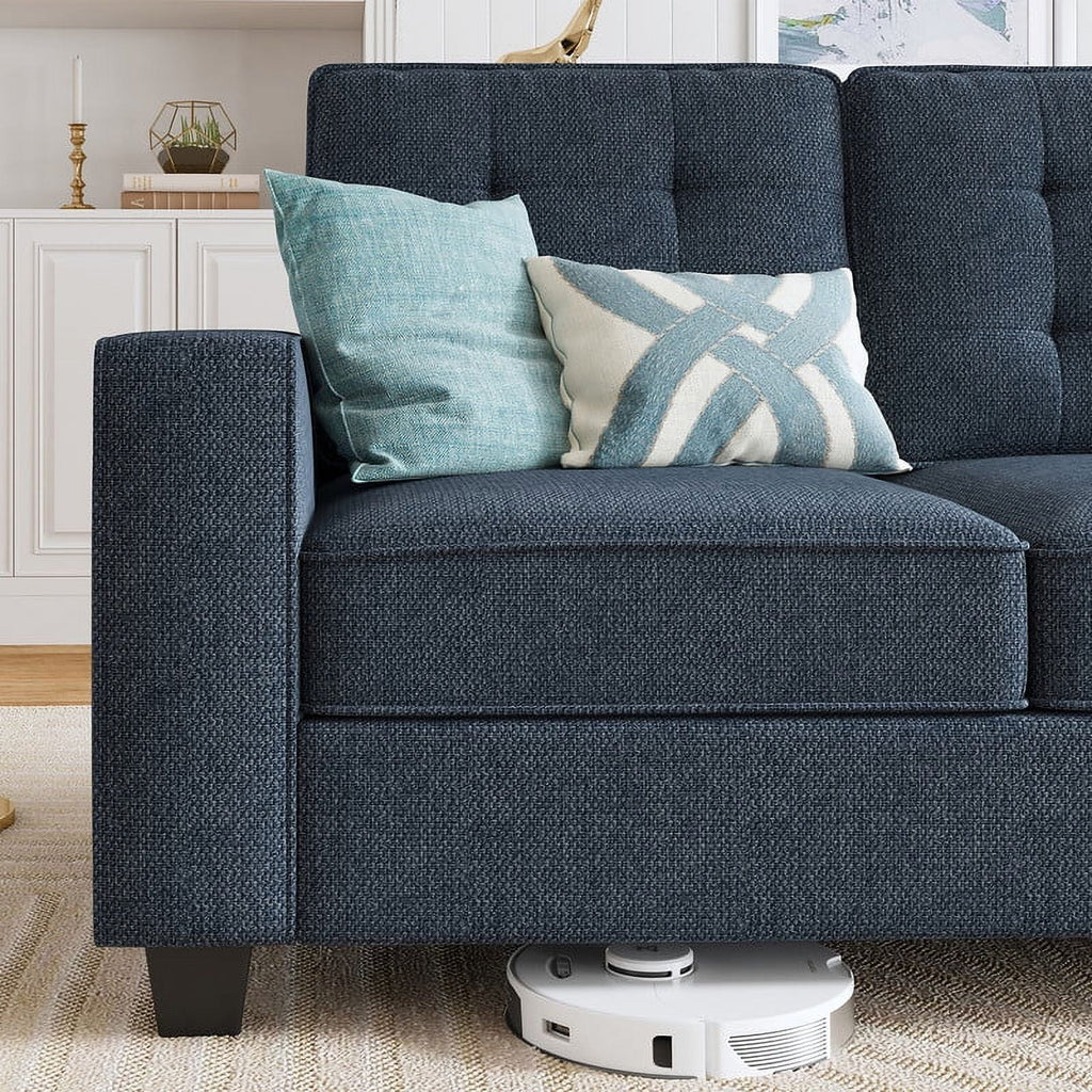 Light Grey U-Shaped Sofa with Storage N286545