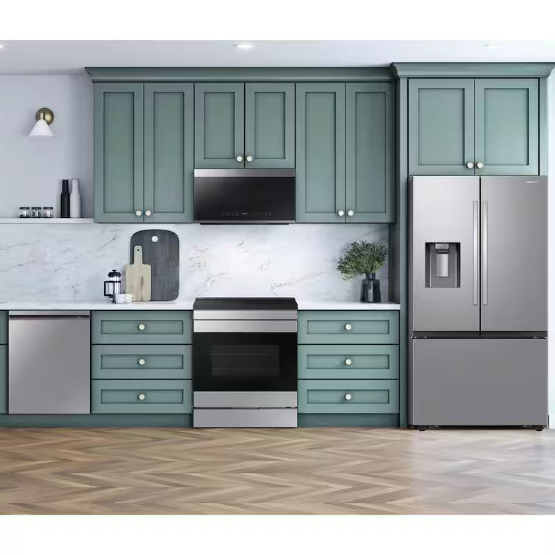 26 cu. ft. Counter Depth 3-Door French Door Refrigerator with Ice in Stainless Steel U962819