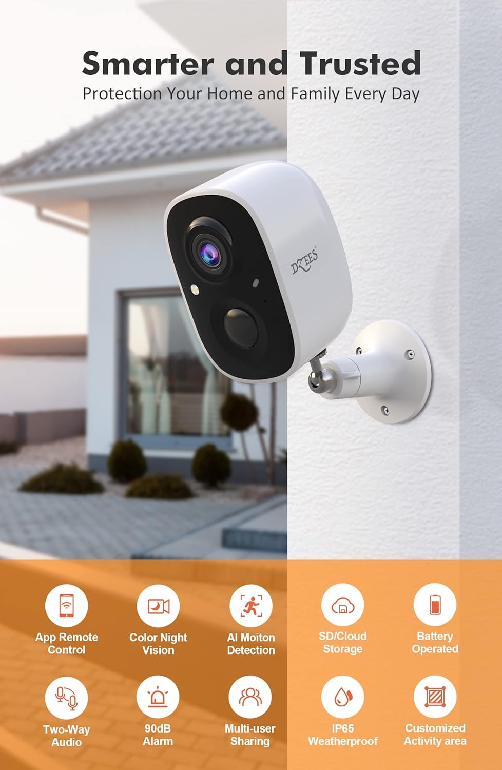 Security Camera Wireless Outdoor 2 pcs F421770