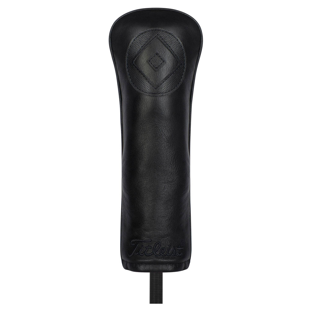 Jet Black Leather Fairway Headcover Q248