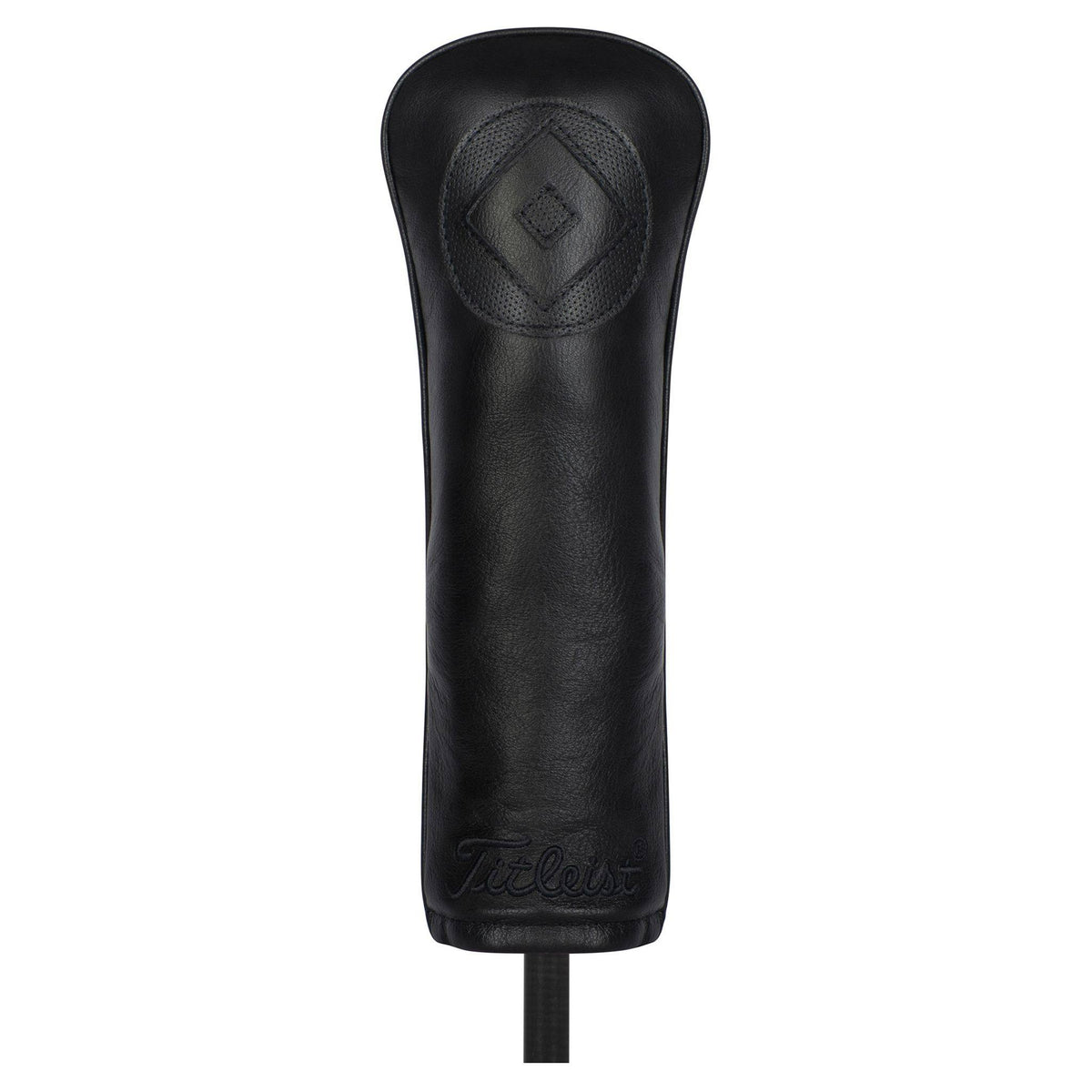 Jet Black Leather Fairway Headcover Q248