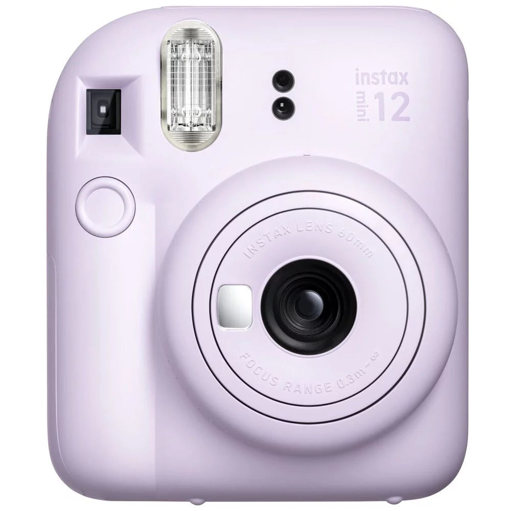 Lilac Purple Instant Film Camera with Instant Film Q889602