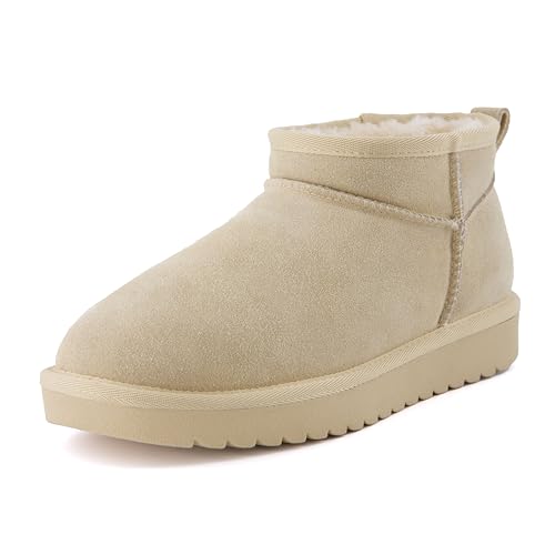 Women's Genuine Suede Pull On Boot with Memory Foam R1313
