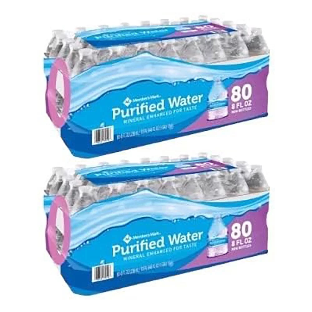 8 oz Bottled Water 80 pk B146575