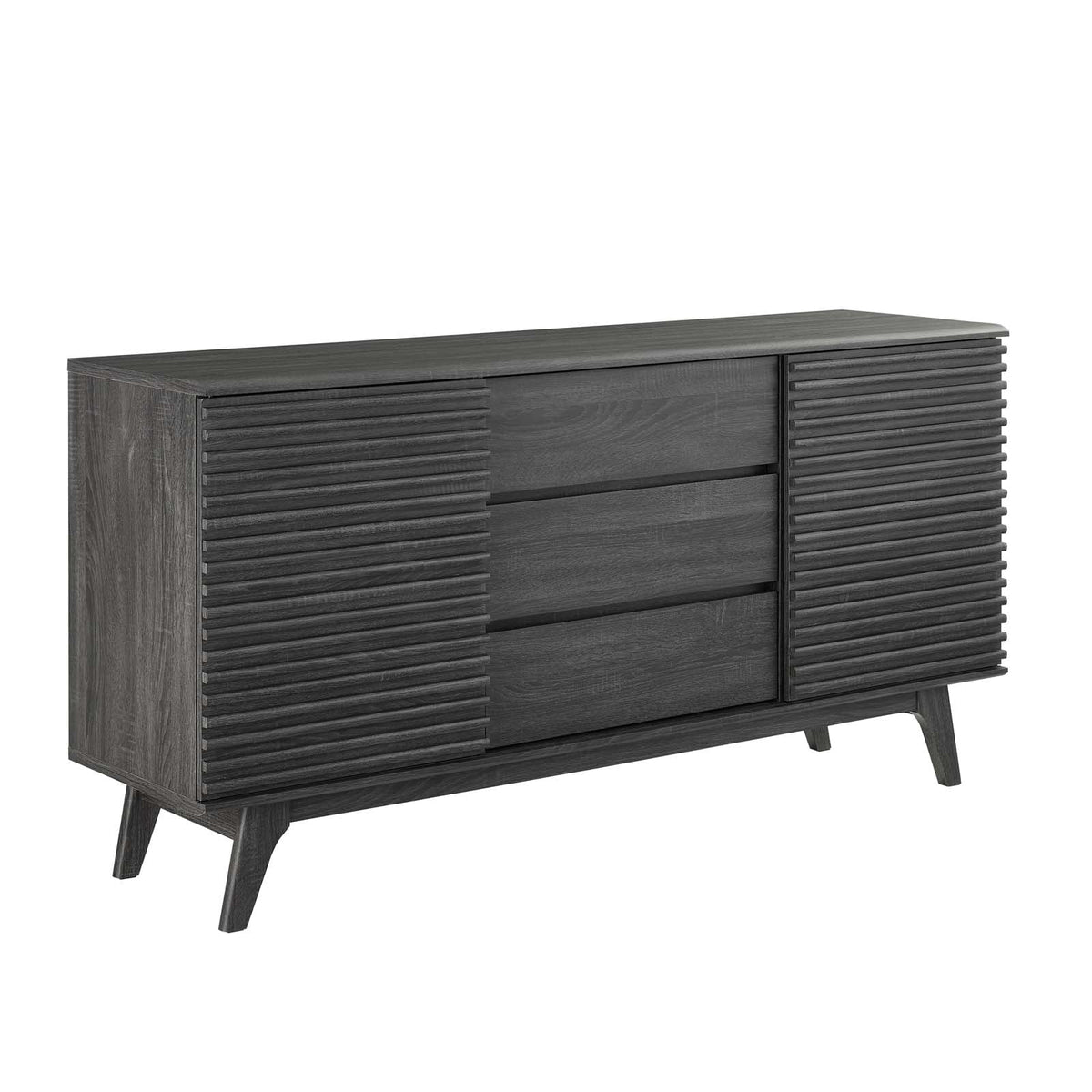 Charcoal Sideboard Buffet Table or TV Stand N2306