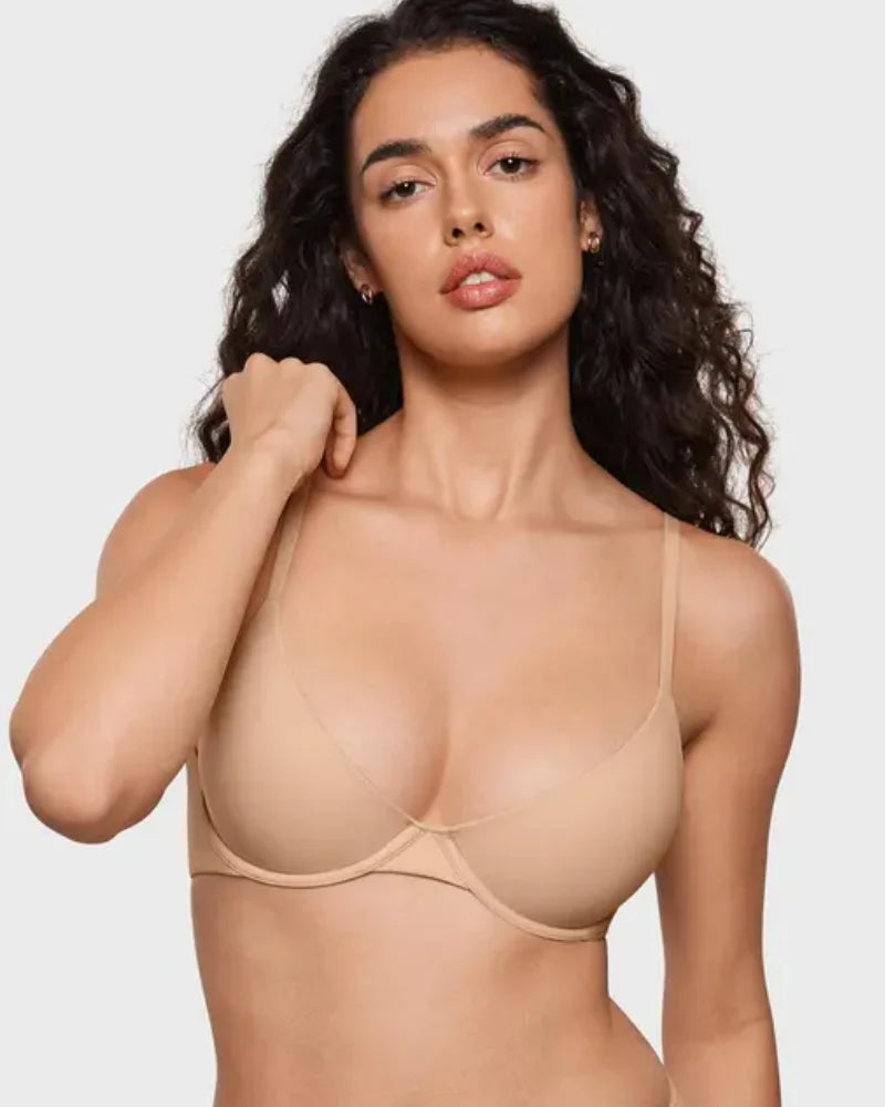 Lightly Padded Underwire Balconette Bra C8404