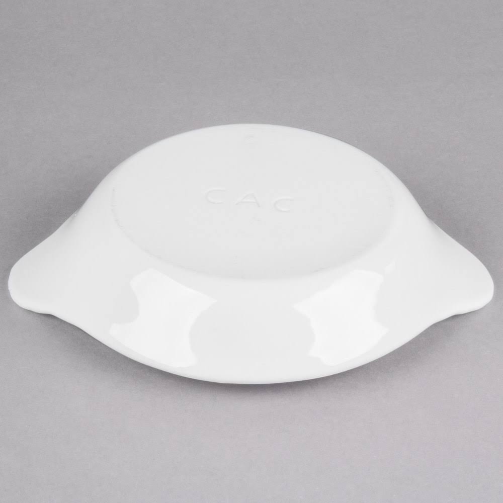 12 oz. Bone White Stoneware Shirred Egg Dish - 36/Case L656627