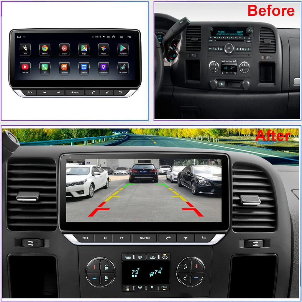 10.1inch IPS Touch Screen Wireless Carplay Android Auto Car Radio R7174