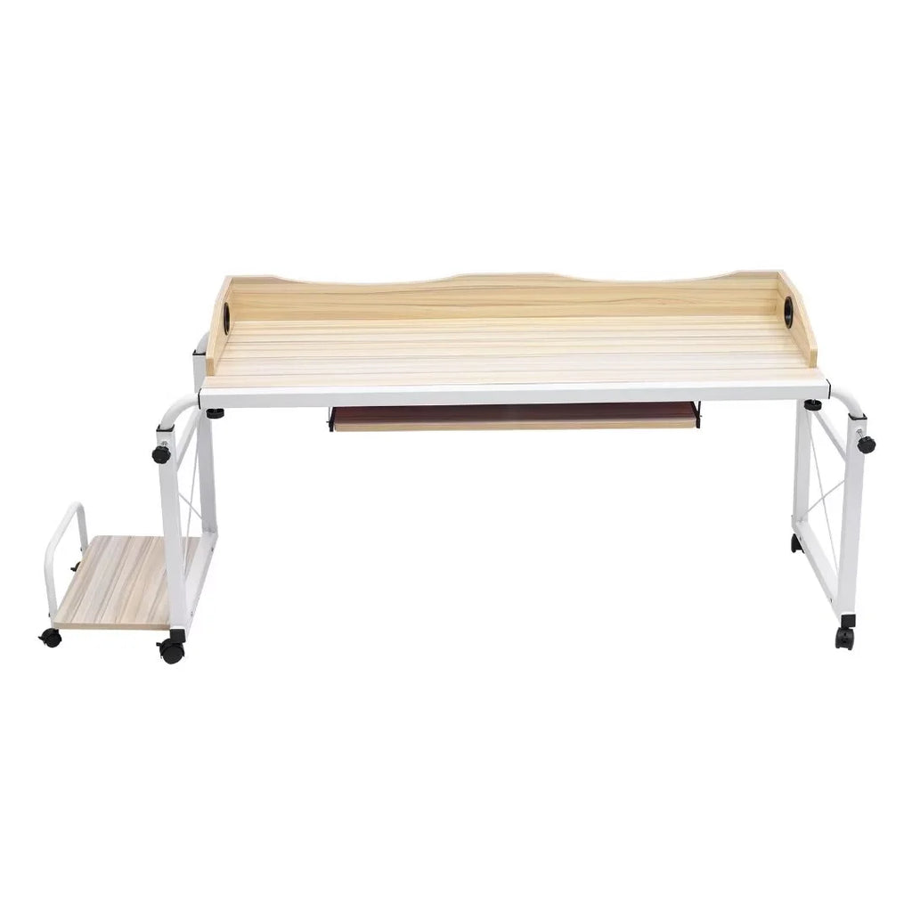 Height Adjustable Overbed Table with Wheels E7707