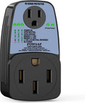 RV Surge Protector, 4100 Joules, 50 Amp Male to 50 Amp Female and 15 Amp Female U611737