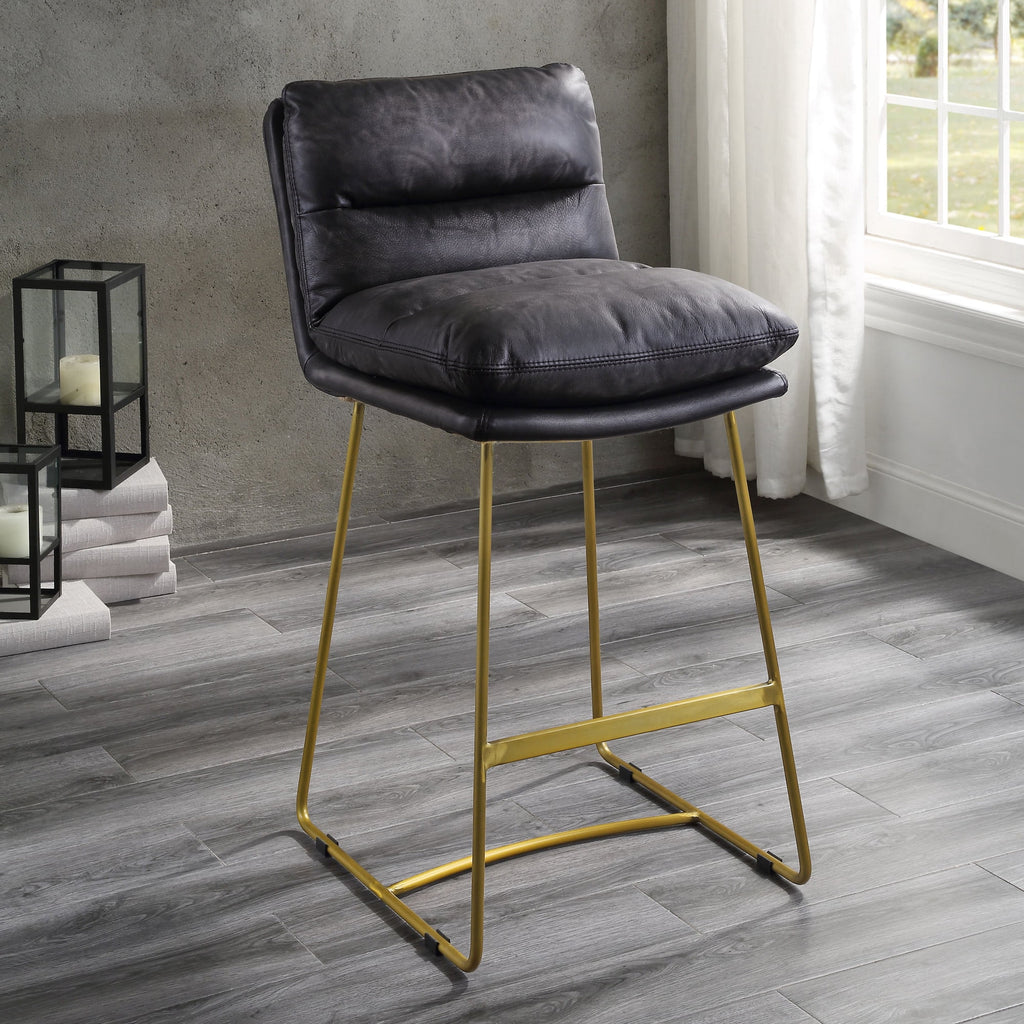 Vintage Black Counter Height Chair D716075