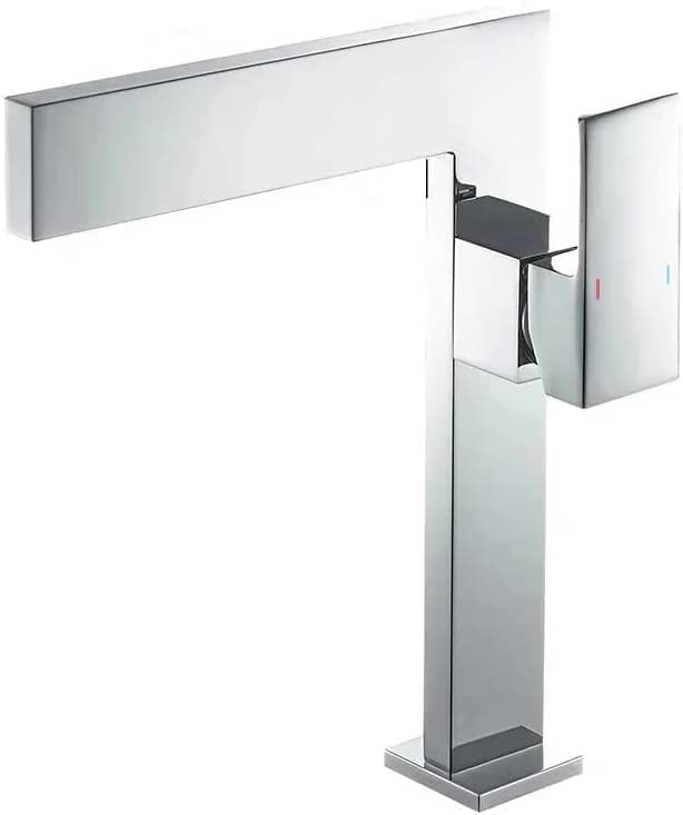 Matte Black Ultra-Thin Waterfall Bathroom Faucet U222141