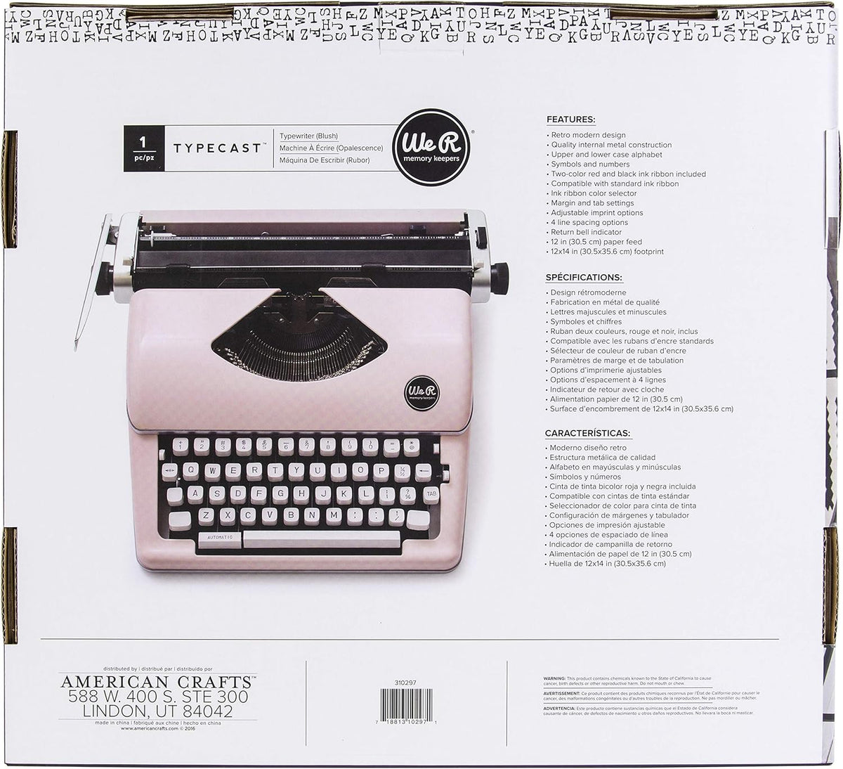 Pink Typewriter X735