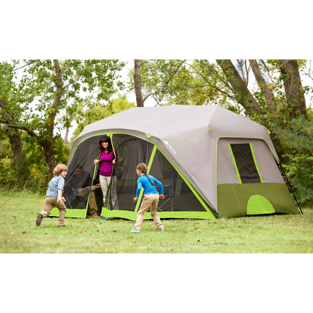 14' x 13.5' 9 Person 2 Room Instant Cabin Tent with Screen Room S316383