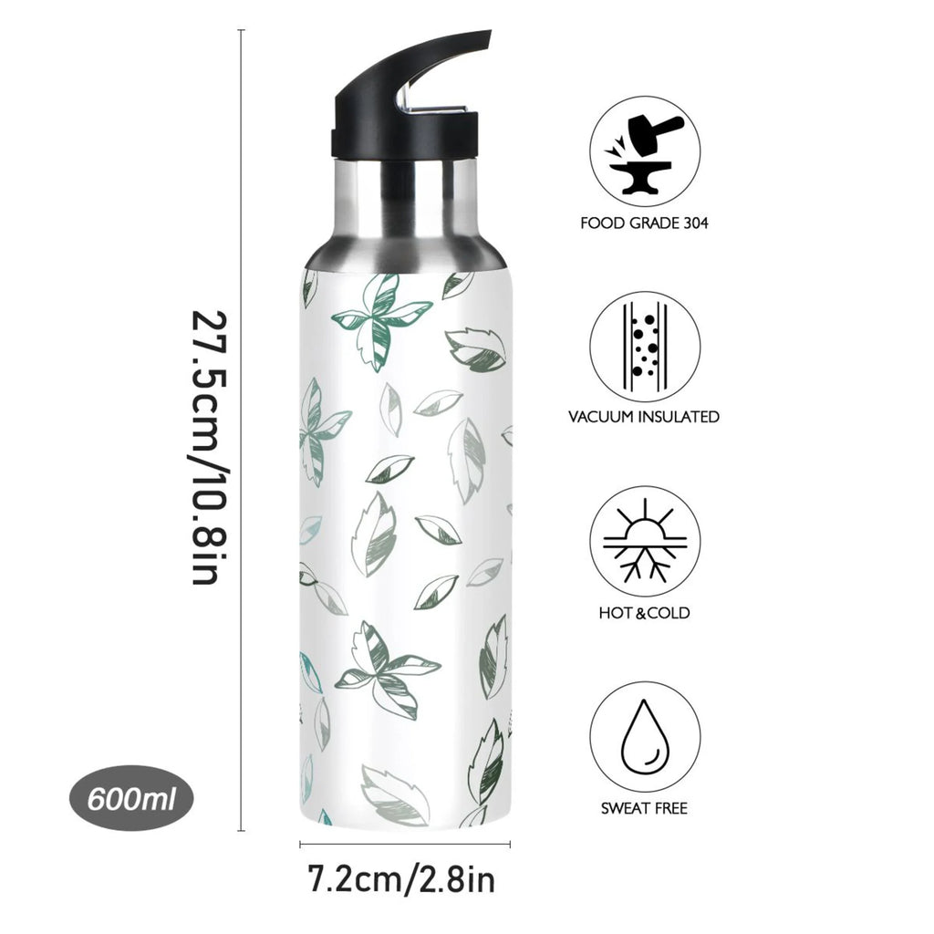 Stainless Steel Insulated Water Bottle with Straw Lid E486884