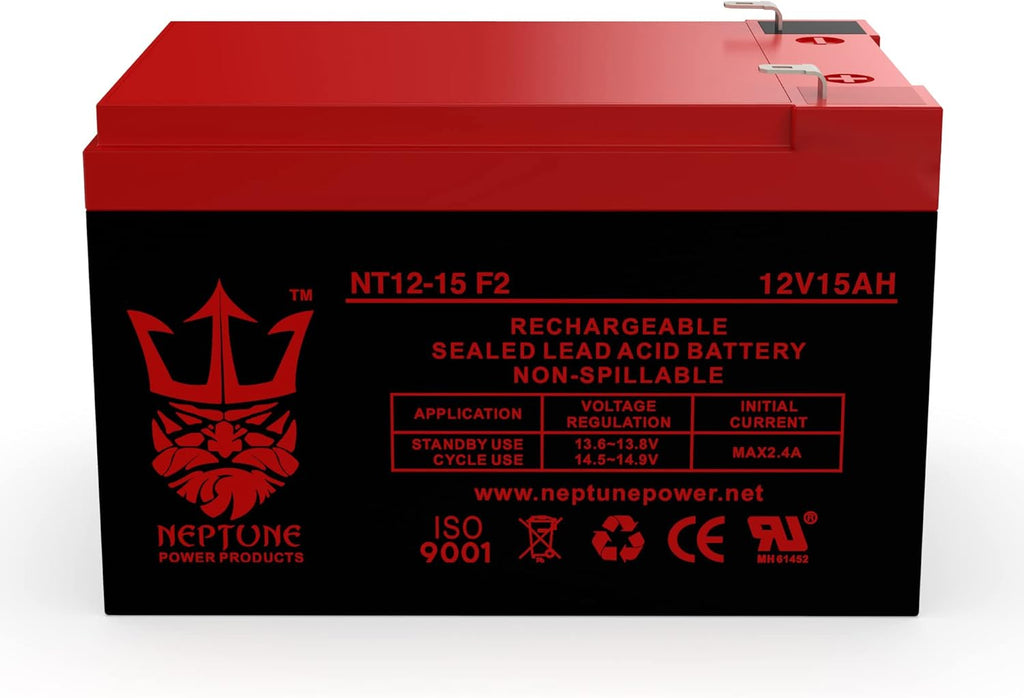 12V 15AH F2 Replaces Razor MX650 Dirt Rocket - 2 Pack S299468