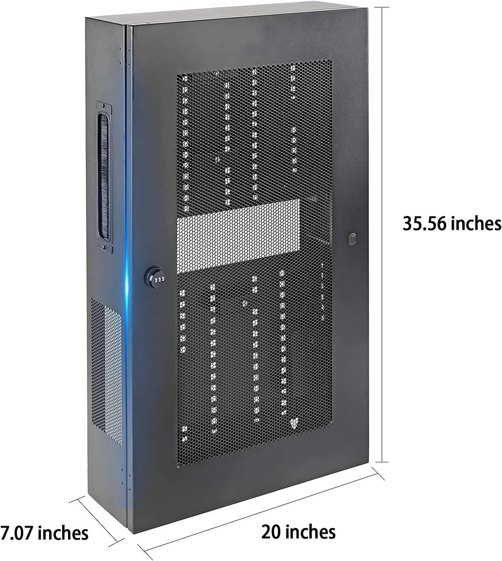 3U 19-inch Vertical Wall-Mounted Rack C221