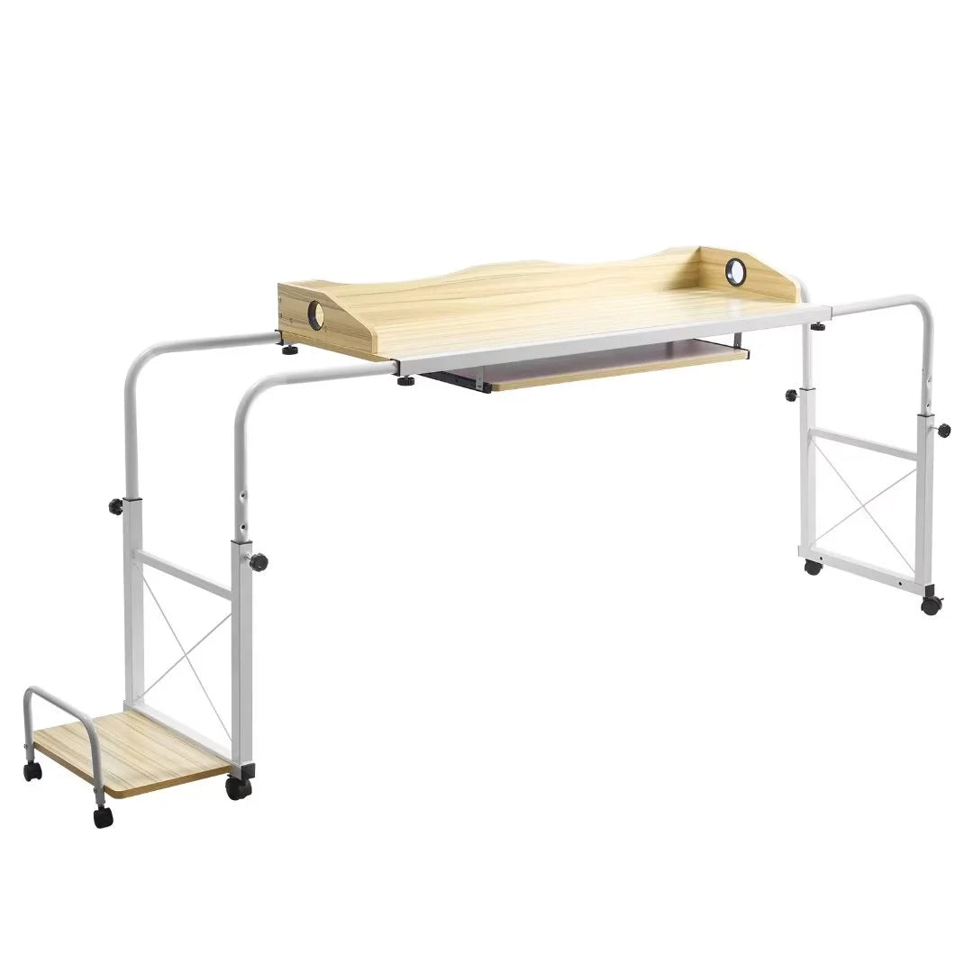 Height Adjustable Overbed Table with Wheels E7707