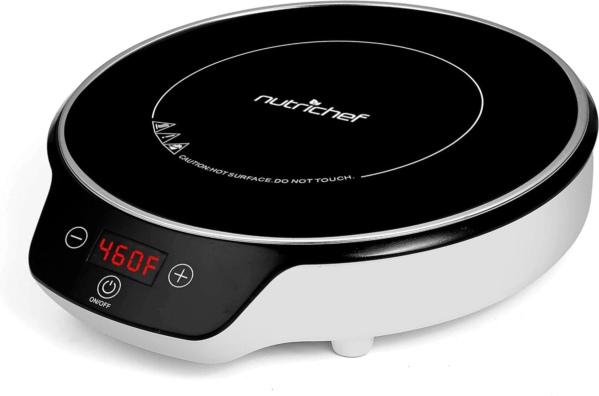 Double Induction Cooktop Portable 120V Digital Ceramic Dual Burner 1800 Watt Z61389