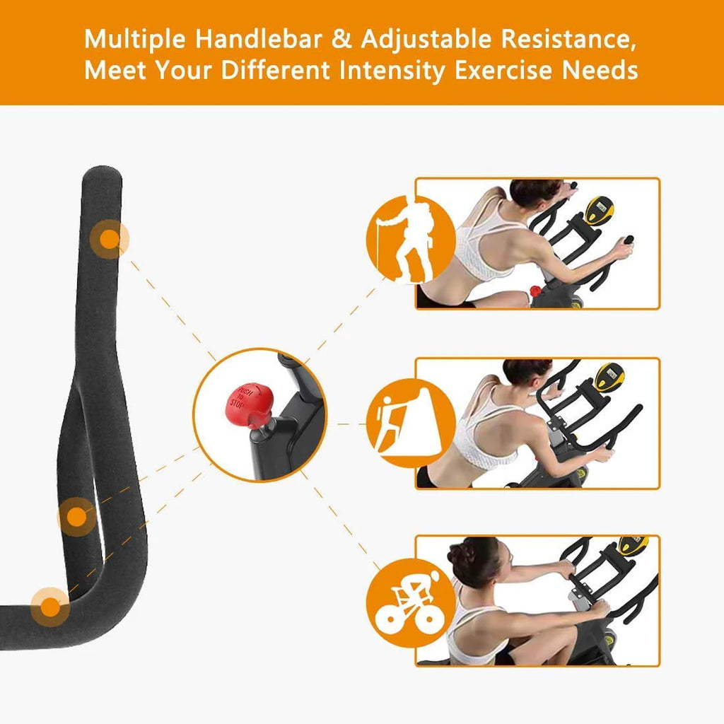 Magnetic Exercise Bike Indoor Cycling Bike Stationary Bike With Tablet Holder U6656