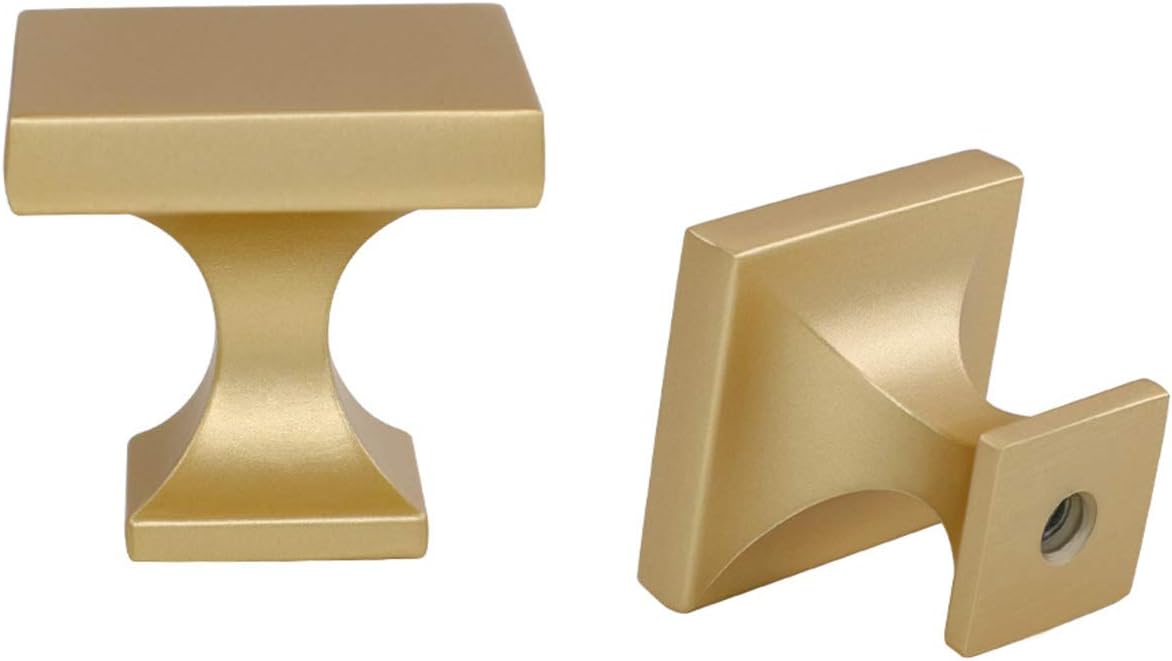 Matte Black Square Cabinet Knobs Pack of 30 P15941