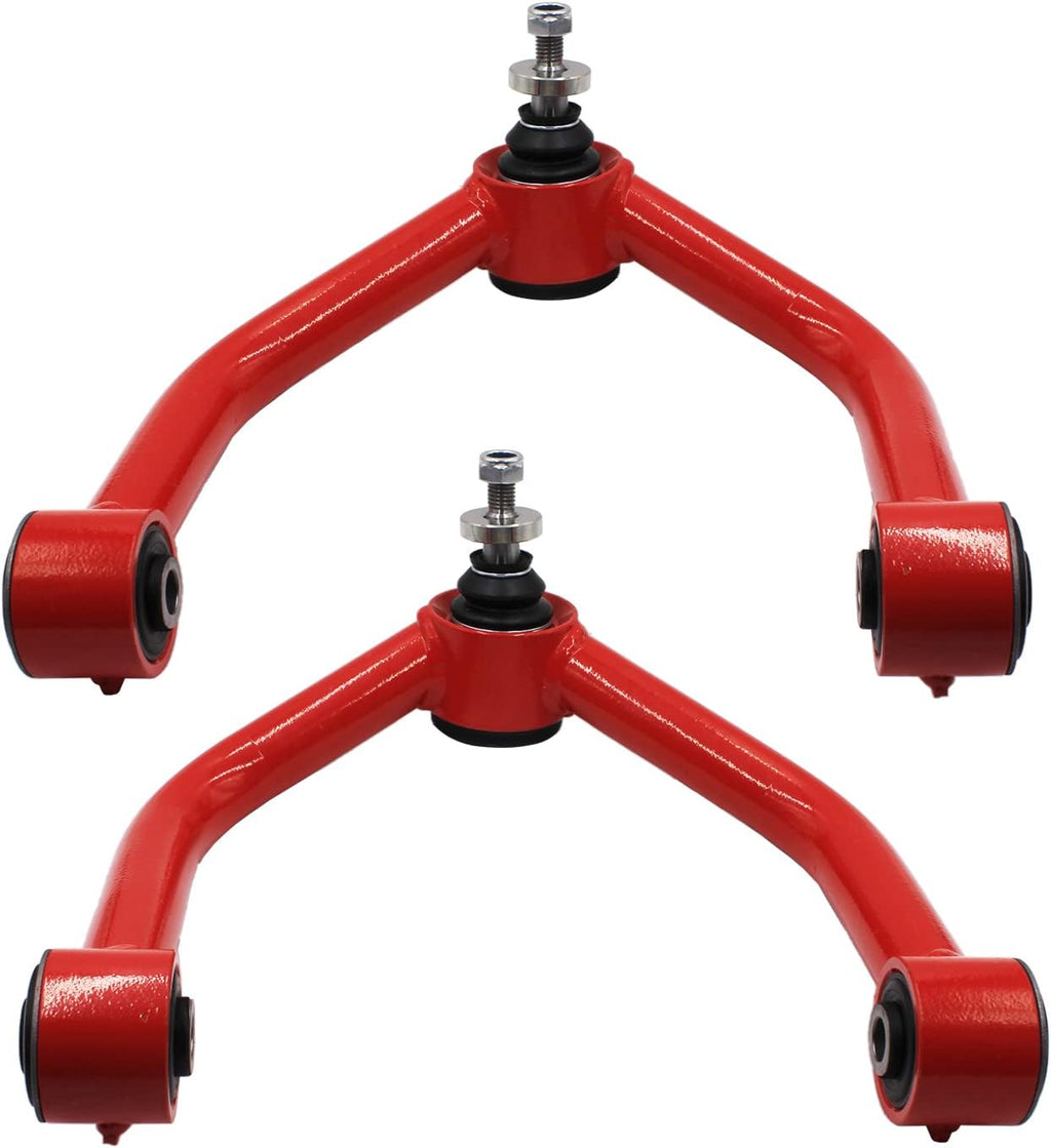 Front Upper Control Arms 2-4" Lift Red E5145