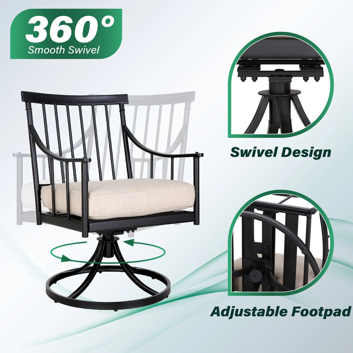 7-Piece Metal Outdoor Patio Dining Set H66149