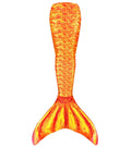 Mermaid Tail with Monofin, Child 06, Orange T452