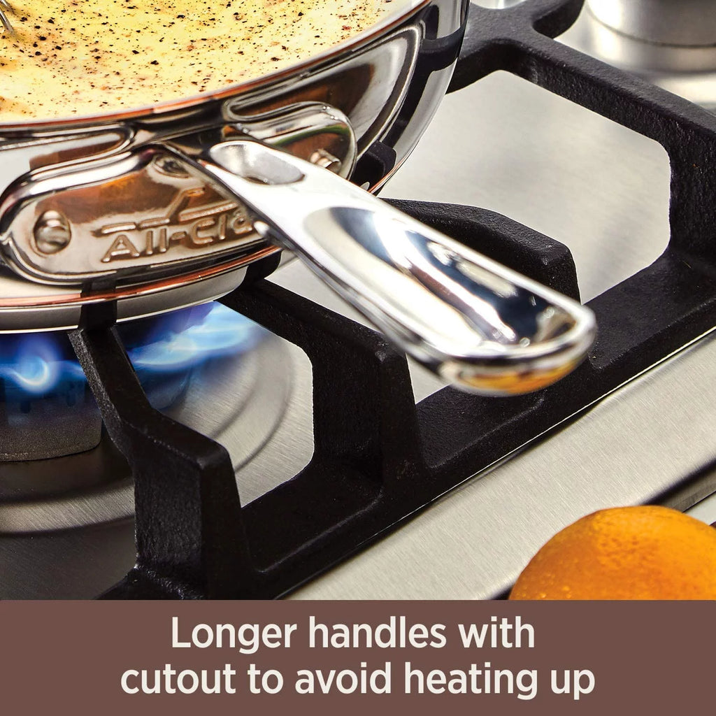14 Piece 5-Ply Stainless Steel Copper Core Cookware Set B511
