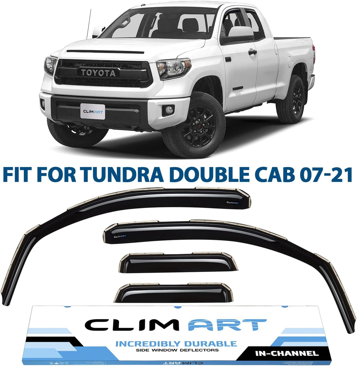 Dark Smoke Window Deflectors 4 pcs X430