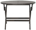 Brown Round Folding Picnic Table P204