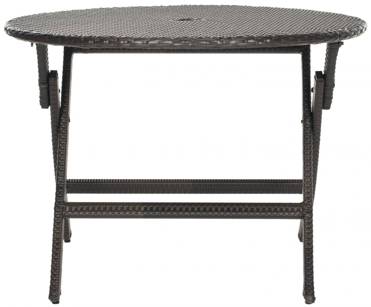 Brown Round Folding Picnic Table P204