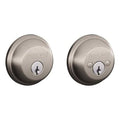 Satin Nickel Double Cylinder Deadbolt B6950