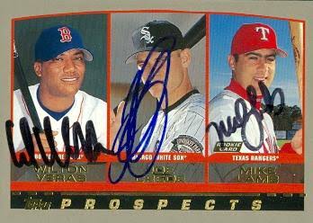 Autographed Baseball Card A2578
