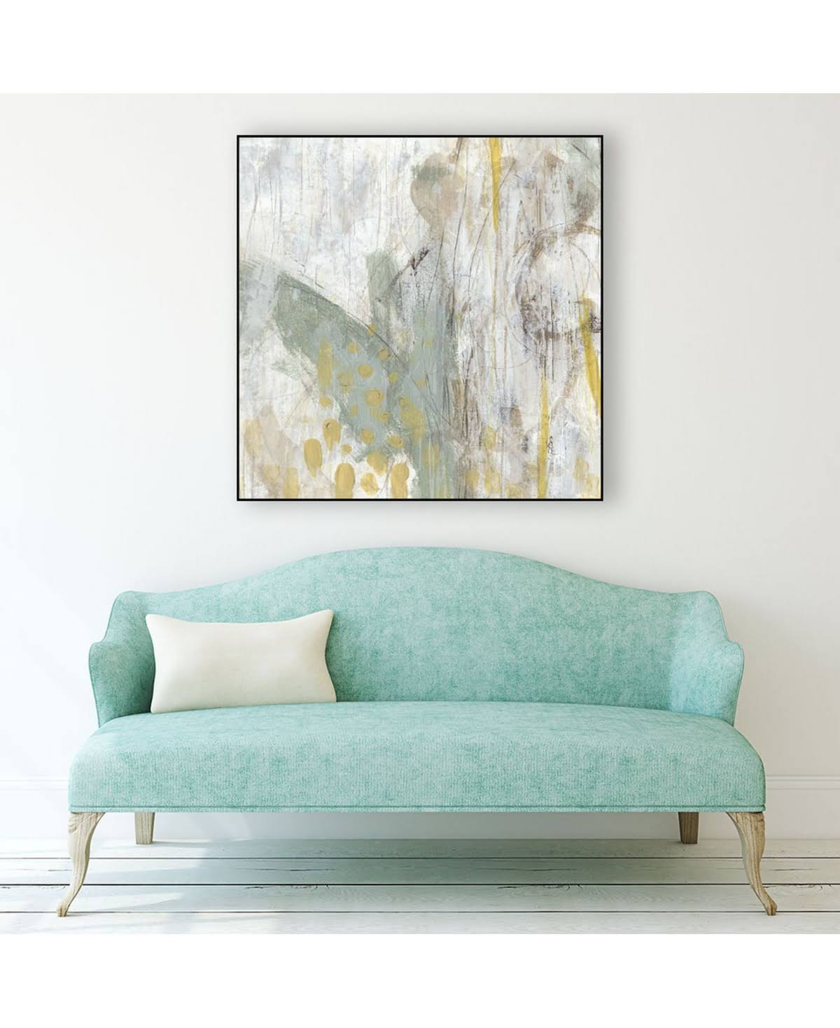 Tan Framed Canvas F320