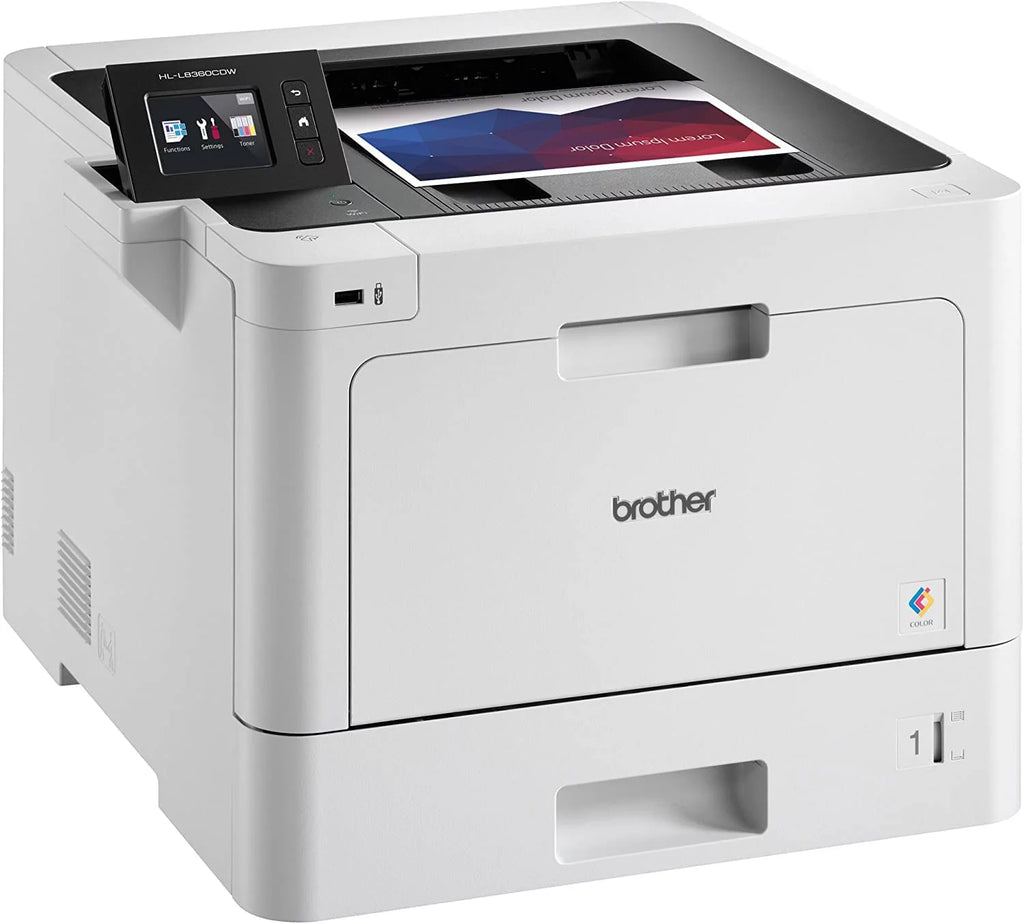 Color Laser Printer, 33 ppm, Auto 2-Sided Printing L352550