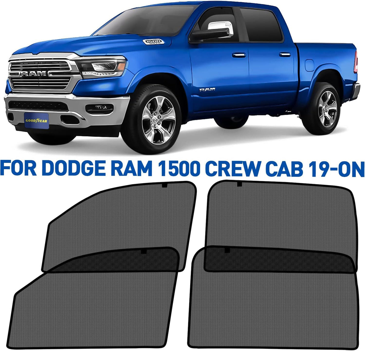 Magnetic Car Window Sunshade 4pcs H3223