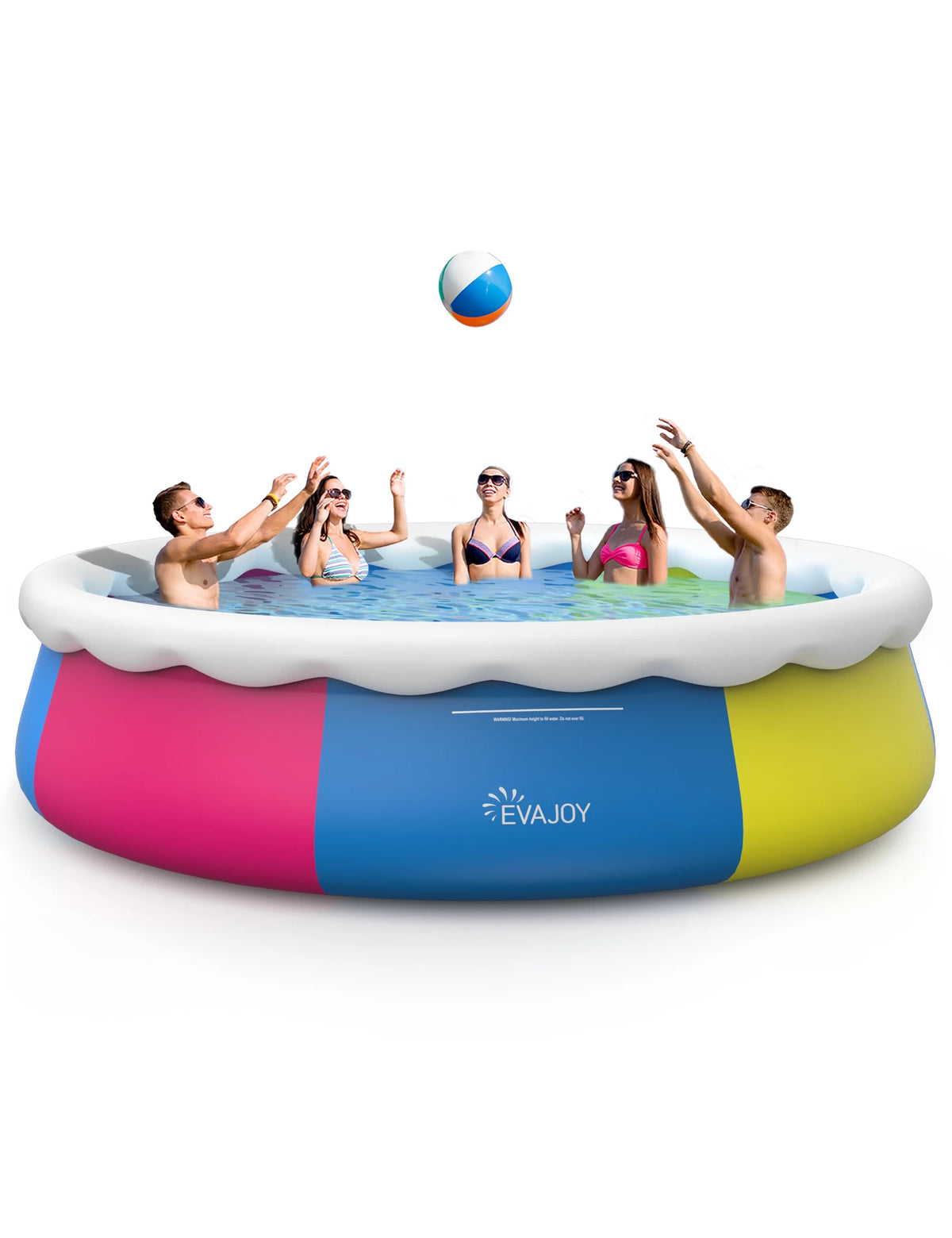 10ft × 30in Easy Set Inflatable Swimming Pool with Pool Cover V17580